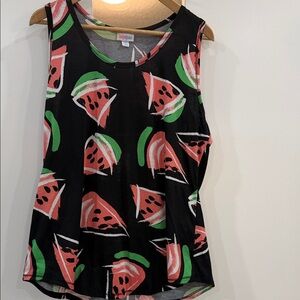 Watermelon Print Sleeveless Top ( Z)